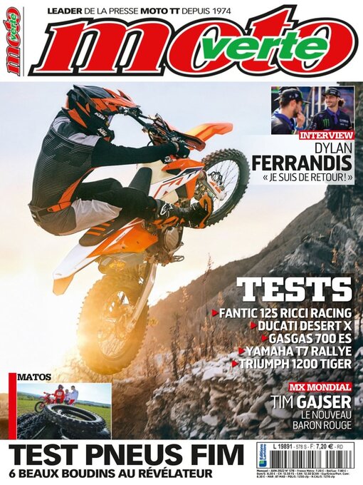 Cover image for Moto verte: No. 578